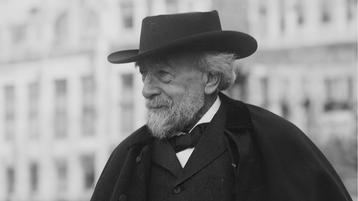 Abraham Jacobi, founder of American pediatrics, photographed in New York City, circa 1912