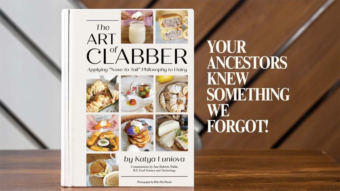 Clabber recipe book for your soured raw milk