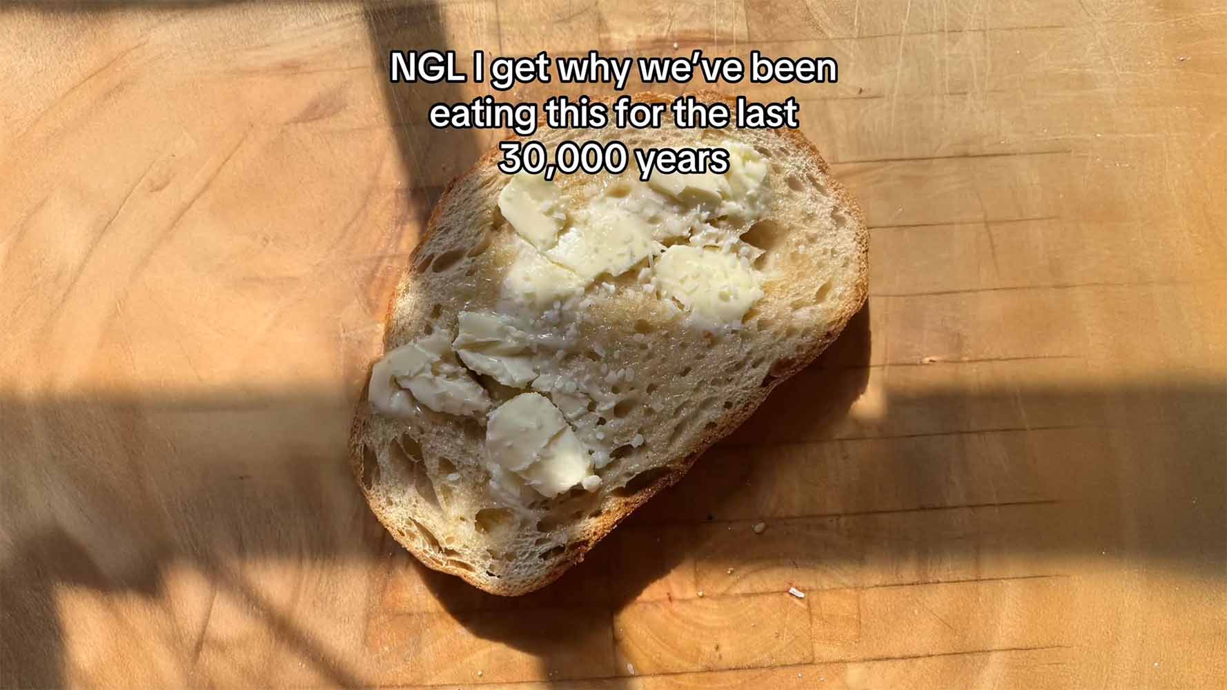 Timeline of bread, butter, and cheese