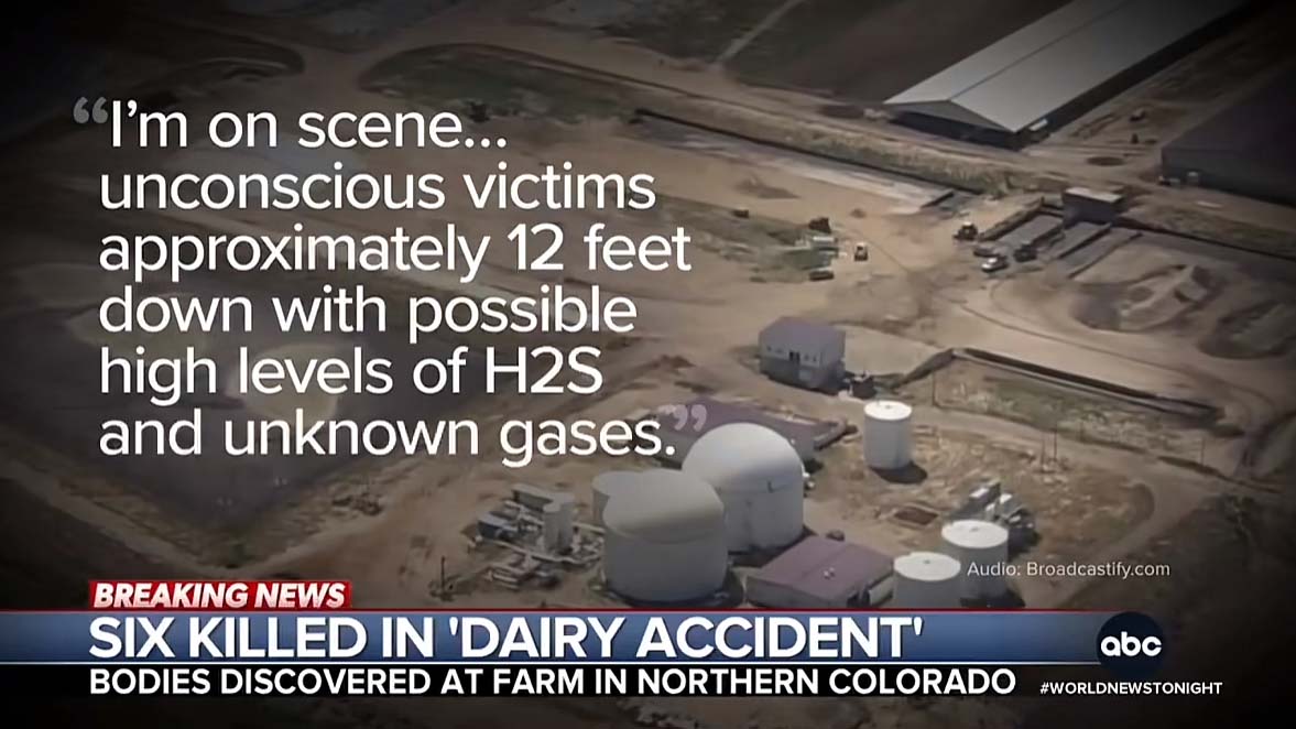 Pasteurized milk plant kills six with toxic gas