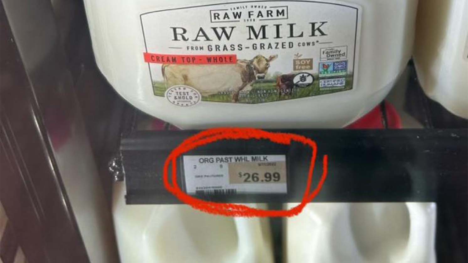 Why is raw milk so expensive?